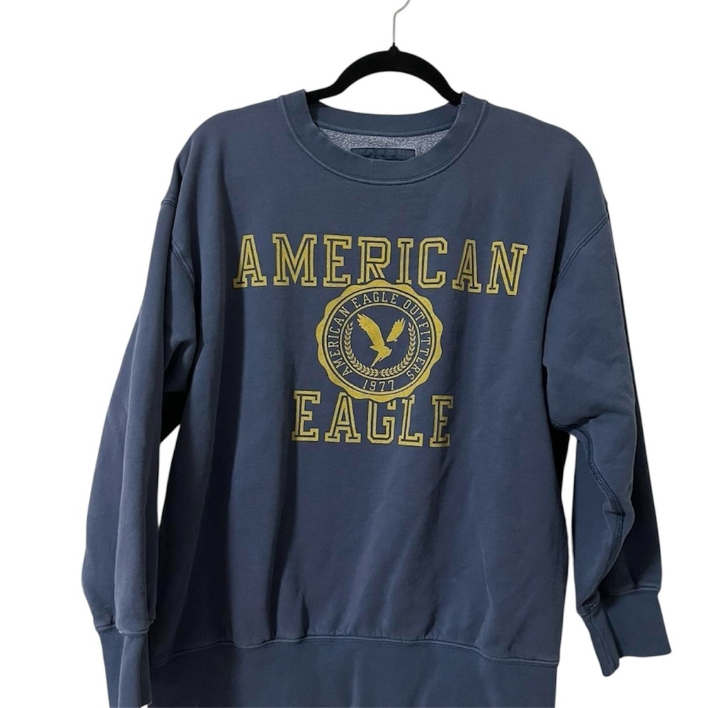 Y2K American Eagle Outfitters Graphic Crewneck Pullover Sweatshirt Size Small - Picture 2 of 6